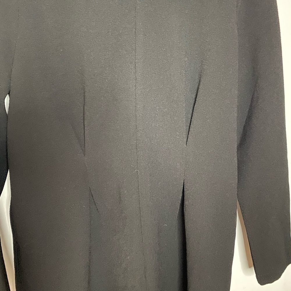 Lucca Couture Long Sleeve Crepe Romper - Black - Picture 5 of 6